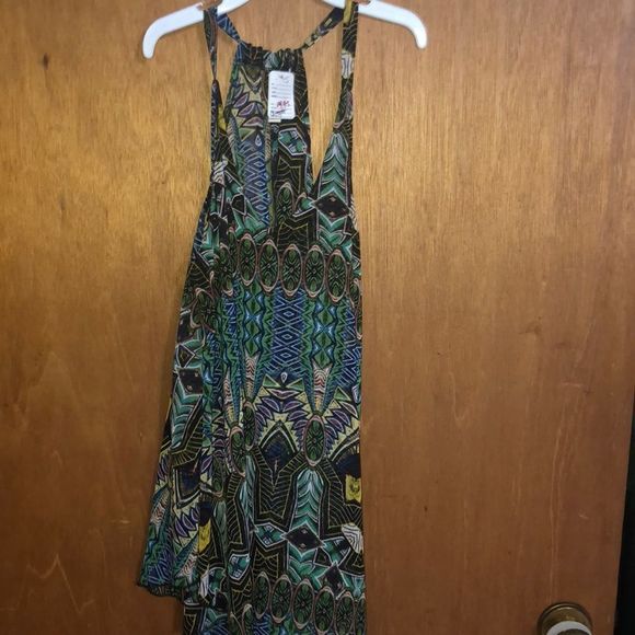 •TYCHE•NWT COLORFUL BOHEMIAN FLOWY SLEEVELESS TANK TOP BLOUSE SIZE SMALL - Picture 4 of 6
